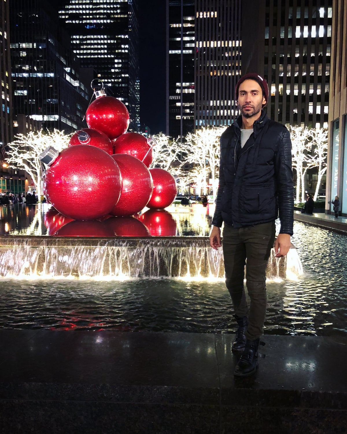 Giant Red Ornaments